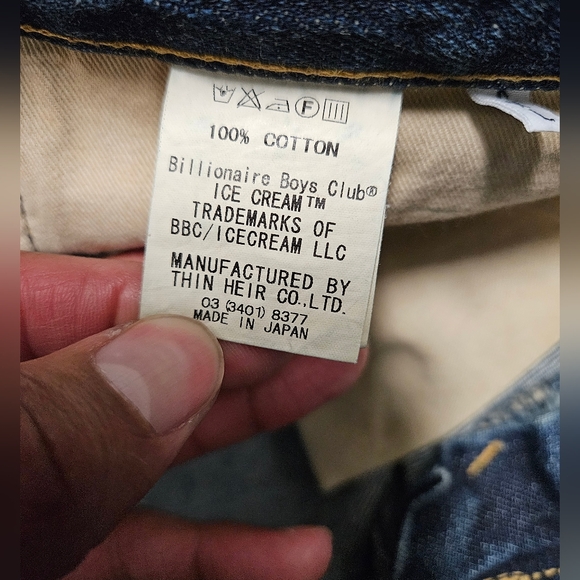 NEW Y2K VINTAGE Billionaire Boys Club DIAMOND & DOLLARS Jeans 38X35 Japan XXL - Picture 7 of 14